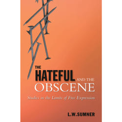 ISBN The Hateful and the Obscene: Studies in the Limits of Free Expression