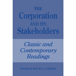 ISBN The Corporation and Its Stakeholders: Classic and Contemporary Readings, Anglais, 372 pages