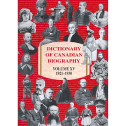ISBN Dictionary of Canadian Biography / Dictionnaire Biographique du Canada: Volume XV, 1921-1930