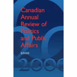 ISBN Canadian Annual Review of Politics and Public Affairs 2000, Anglais, 300 pages