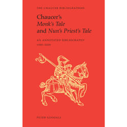 ISBN Chaucer's Monk's Tale and Nun's Priest's Tale: An Annotated Bibliography