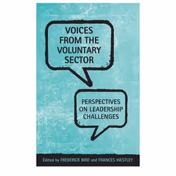 ISBN Voices From theVoluntary Sector: Perspectives on Leadership Challenges, Anglais, 448 pages