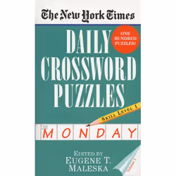 ISBN The New York Times Daily Crossword Puzzles (Monday), Volume I, Édition de poche, 224 pages