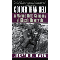 ISBN Colder Than Hell: A Marine Rifle Company at Chosin Reservoir livre biographie Anglais Édition de poche