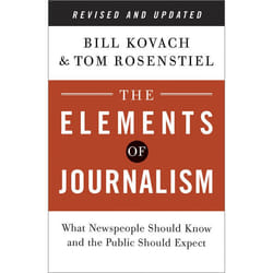 ISBN The Elements of Journalism, Revised and Updated 3rd Edition livre