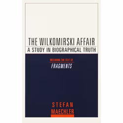 ISBN The Wilkomirski Affair, biographie, Anglais, Livre broché, 512 pages