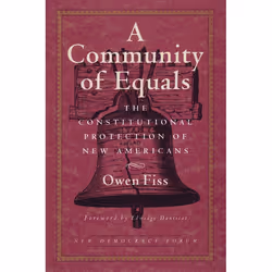 ISBN A Community of Equals, Livre broché, 128 pages