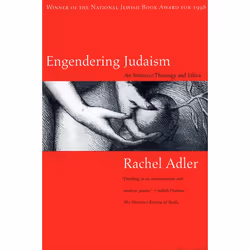 ISBN Engendering Judaism, Livre broché, 304 pages