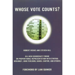 ISBN Whose Vote Counts? livre