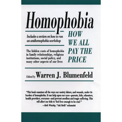 ISBN Homophobia livre