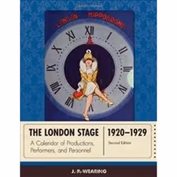 ISBN London Stage 1920-1929 : A Calendar of Productions, Performers, and Personnel, Théatre, Anglais, Couverture rigide