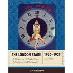 The London Stage 1920-1929: A Calendar Of Productions, Performers, And Personnel (Hardcover)