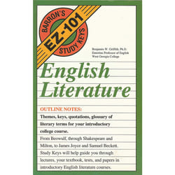 ISBN English Literature livre critique litéraire Anglais