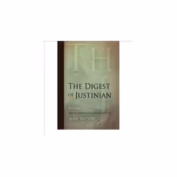 ISBN Digest of Justinian: v. 1 (Revised), histoire, Anglais