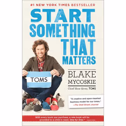 ISBN Start Something That Matters, biographie, Anglais, Livre broché, 224 pages