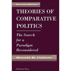 ISBN Theories Of Comparative Politics livre politique Anglais