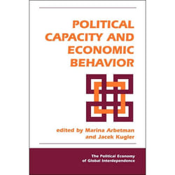 ISBN Political Capacity And Economic Behavior livre politique Anglais