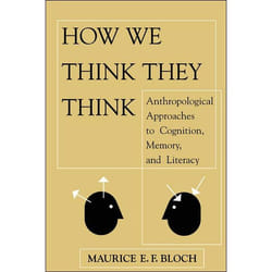 ISBN How We Think They Think livre Science & nature Anglais