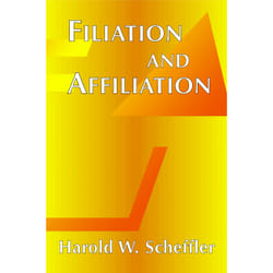 ISBN Filiation And Affiliation livre Science & nature Anglais