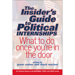 ISBN The Insider's Guide To Political Internships livre politique Anglais