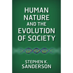 ISBN Human Nature and the Evolution of Society livre Science & nature Anglais