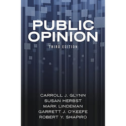 ISBN Public Opinion livre Littérature scientifique Anglais