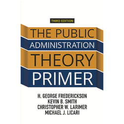 ISBN The Public Administration Theory Primer livre politique Anglais