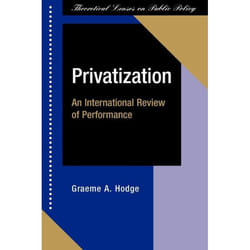 ISBN Privatization livre politique Anglais