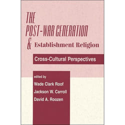 ISBN The Post-war Generation And The Establishment Of Religion