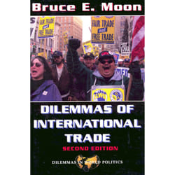 ISBN Dilemmas Of International Trade livre Littérature scientifique Anglais