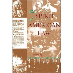 ISBN The Spirit Of American Law livre Loi Anglais