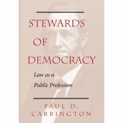 ISBN Stewards Of Democracy, Loi, Anglais, Couverture rigide, 320 pages