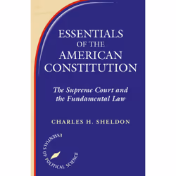 ISBN Essentials Of The American Constitution, Loi, Anglais, Livre broché, 208 pages