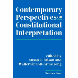 ISBN Contemporary Perspectives On Constitutional Interpretation, Education, Anglais, Livre broché, 266 pages