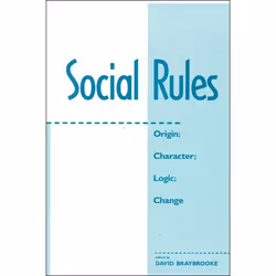 ISBN Social Rules, philosophie, Anglais, Livre broché, 304 pages