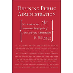 ISBN Defining Public Administration livre politique Anglais