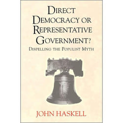 ISBN Direct Democracy Or Representative Government? Dispelling The Populist Myth livre politique Anglais