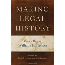 ISBN Making Legal History : Essays in Honor of William E. Nelson livre histoire Anglais Couverture rigide