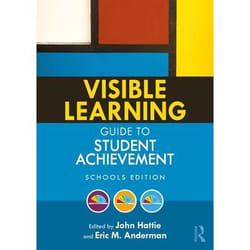 Visible Learning Guide to Student Achievement by Anderman & Eric M. The Ohio State University & USA