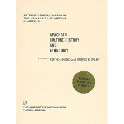 UBC Press Apachean Culture History and Ethnology livre