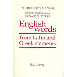 UBC Press English Words Instructor's Manual livre