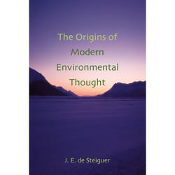 UBC Press The Origins of Modern Environmental Thought livre