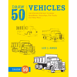 ISBN Draw 50 Vehicles, Livre broché, 64 pages