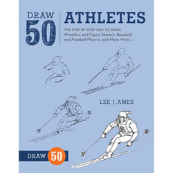 ISBN DRAW 50 ATHLETES livre