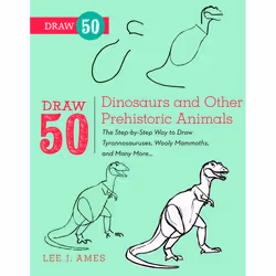 ISBN Draw 50 Dinosaurs and other Prehistoric Animals, Livre broché, 64 pages