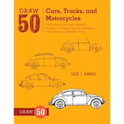 ISBN Draw 50 Cars, Trucks and Motorcycles, Livre broché, 64 pages