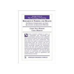 ISBN Research in Nursing and Health: Understanding and Using Quantitative and Qualitative Methods, 2nd Ed livre Santé, esprit et corps Anglais