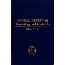 ISBN Annual Review Of Gerontology And Geriatrics, Volume 2, 1981 (Annual Review of Gerontology & Geriatri Couverture rigide