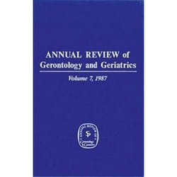 ISBN Annual Review of Gerontology and Geriatrics, Volume 7, 1987 (Annual Review of Gerontology (Springer) Couverture rigide