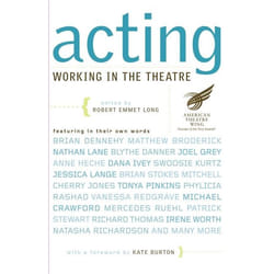 ISBN Acting (Working in the Theatre) livre Théatre Anglais Livre broché 176 pages